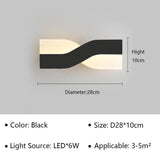 Modern LED Wall Lamp Rotatable Aisle Sconce For Living Dining Room Study Bedroom Bedside Home Decoration Lighting Fixture Luster's