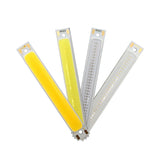 3V-4V DC 60mm 8mm LED COB Strip 1W 3W Warm Cold White Blue Red COB LED Light Source For DIY Bicycle Work Lamp