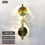 Modern LED Wall Light Rotatable Corrugated Wall Lamp Stainless Steel Atmosphere Wall Sconces Hotel Bedroom Bedhead Lights