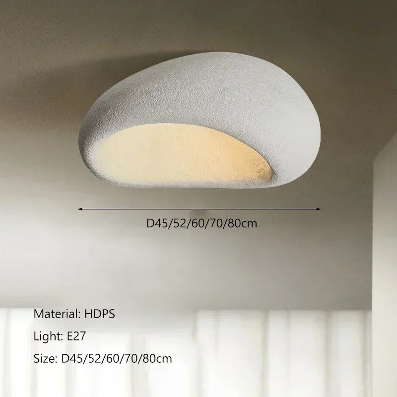 Nordic Minimalist Wabi Sabi Style Affordable Luxury Chandelier Cream Style Bedroom Ceiling Lights Lustre Home Decor LED