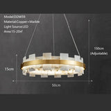 Modern LED Chandeliers Lighting For Living Room Foyer Bedroom Restaurant Pendant Lamps Natural Marble Decoration Lustre Fixtures