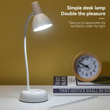 Portable USB Rechargeable LED Folding Desk Lamp Eye Protection Touch Dimming Working Reading Table Lamp  For Book Bed Office