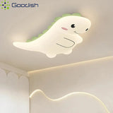 Modern Cute Cartoon Dinosaur LED Ceiling Light ArtTyrannosaurus Triceratops Lamps for Chidren's Room Home Decoration Chandeliers