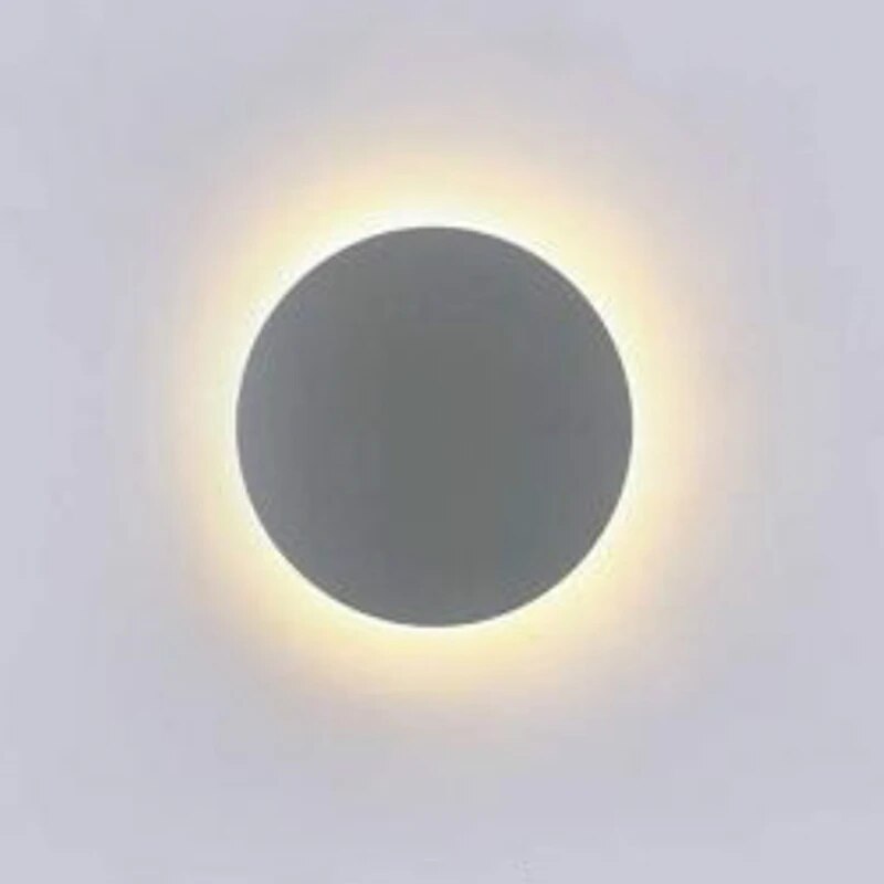 10w/15w/20w New Nordic LED Wall Lamps House Round Wall Lighting Living Hallway Light Fixtures Bedroom Sconce Bedside Wall Light