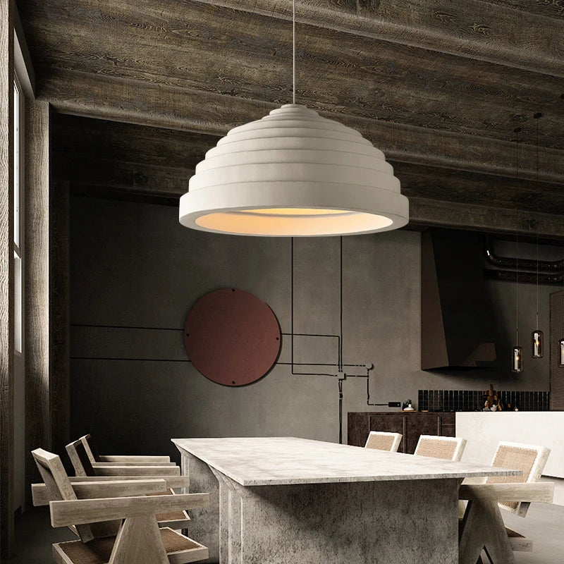 Nordic Wabi-Sabi Pendant Lights Minimalist Chandelier for Dining Room Bar Loft Bedroom Home Decors Hanging Lighting Fixtures