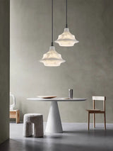 2026 Trendy Marble Joy LED Chandelier - Luxury Alabaster Pendant Light