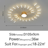 2025 New Creative fireworks Modern led Chandelier For Studyroom Bedroom Kitchen hall Lighting Decor Indoor Lamp Warm Home Lustre