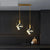 Modern Led All Copper Pendant Light Crystal Chandelier Luxury Lighting Living Room Kitchen Dining Room Home Decors Hanging Lamp