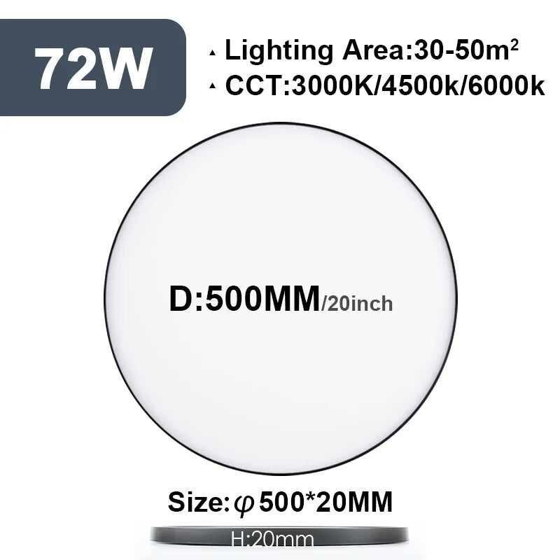 2CM Ultrathin LED Ceiling Lamps in Living Room Bedroom Natural Light Gold Black White Moisture and mosquito proof Ceiling Lights