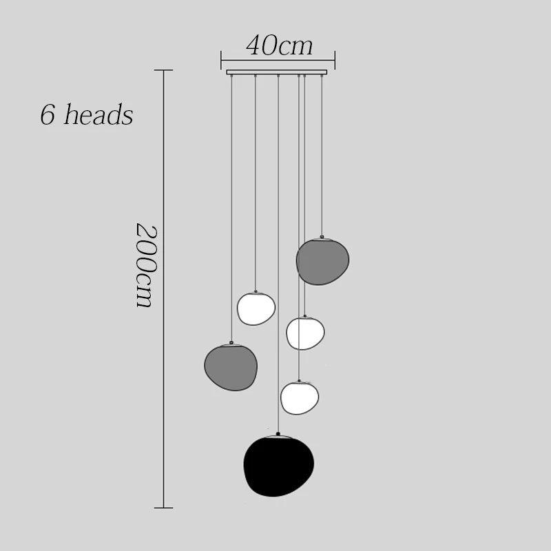 Modern Stair chandelier Pendant lights indoor lighting Ceiling lamp hanging light led Chandeliers for living room indoor lightin