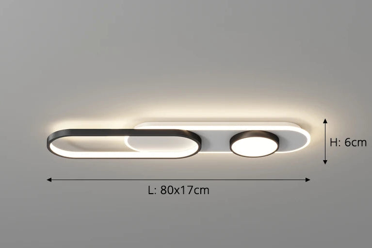 Nordic LED Ceiling Lamp For Bedroom Study Foyer Corridor Cloakroom Simple Indoor Home Decor Ceiling Lamps