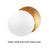 Modern Round Eclipse LED Wall Lamp - Minimalist Indoor Corridor Lighting