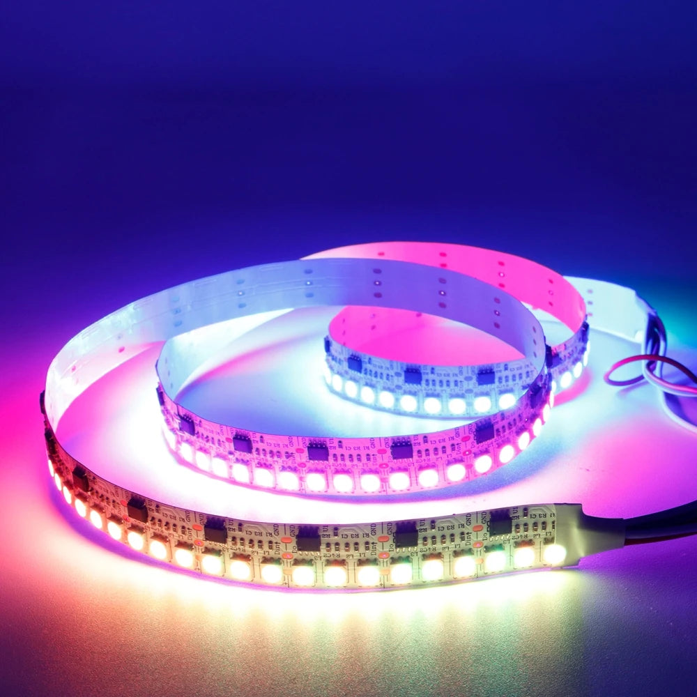 WS2812B WS2815 WS2813 WS2811 Addressable RGBIC LED Strip - DC5V/12V Smart Pixel Tape Light (30/60/144 LEDs/m)