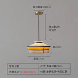 Rattan Pendant Light Minimalist Wabi-sabi Fabric Decorative Danish Design Light Interior Restaurant Bedroom Dining Room Light