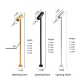 Led Cabinet Spot Light Mini Spotlights Gold Silver Black Jewelry FOCO Exhibition Display 1W Standing Pole Small COB Lamp 110V 220V