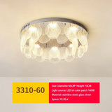Modern LED Ceiling Lamp Metal Art Glass Chandelier Hanging Lamp Living Room Kitchen Indoor Decoration Ceiling Lustre Fixture