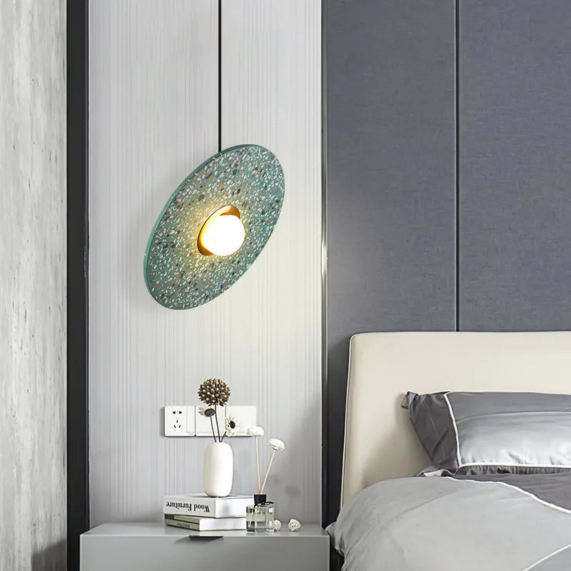 2026 Modern Stone Chandelier Nordic Led Pendant Lights Home Design Hanging Lamps Restaurant Lamps Bedroom Bedside Lamp