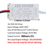 LED Driver 300mA 1-3w 4-7w 8-12w 12-18w 18-25w 25-36w LED Constant Current Driver Power Unit Supply For LED Bulb Transformers