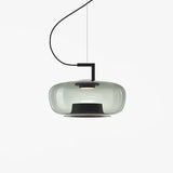 Nordic Glass Pendant Light - Minimalist Art Hanging Lamp for Bedroom & Bedside