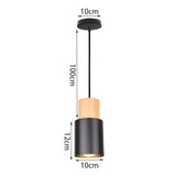 Modern Simple Pendant Lights Wood Nordic E27 Hanging Pendant Lamps Restaurant Bar Living Room Bedside Lighting Fixture Luminaire