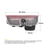 LED Car Door Interior Welcome Warning Light For VW Touareg 7P Golf 5 6 7 Jetta MK5 MK6 MK7 Passat B6 B7 B8 B9 Arteon CC EOS