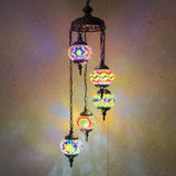 Turkish style mosaic Chandelier Glass Lantern Art Pendant Lamps Living room hotel hall restaurant dining room Hanging lights