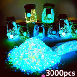 3000Pcs/Bag Luminous Glow Sand, Garden Wedding Party Aquarium Decor, Colorful Reusable Mini Landscape Pot Gardening Supplies