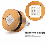 PAR LED Grow Light Bulb E27 LED Plant Bulb with fan Sun like Full Spectrum Grow Lights for Indoor Plants Vegetables and Seedling