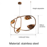 Designer Art Restaurant Pendant Lamp Nordic Bar Hotel Living Room High-end LED Chandelier Creative Home Alien Shaped Decor Light