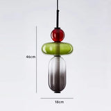 LED Pendant Light Restaurant Candy Glass LED Chandelier Luxury Stair Villa Master Bedroom Ceiling Lamps Home Decor Lamp Designer