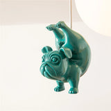 Nordic Cartoon Balloon Ceiling Lamp Creative Warm Resin Animal Dog Ceiling Chandelier Children's Room Bedroom Living Room Decor