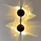 Minimalist LED Wall Sconce Creative Art Ripple Wall Lamp Bedroom Bedside Background Aisle Porch Corridor Atmosphere Wall Light