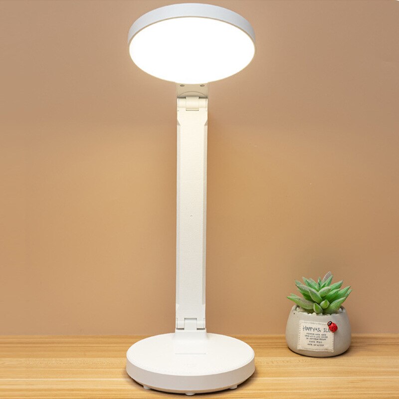 E2 LED Table Desk Lamp Light Eye Protection USB Learning Childrens Dormitory Lamp Bedside Table Bedroom Reading Night Light Gift
