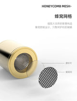 Aisilan Ceilling LED cylinder Downlight Copper brass gold with Honeycomb Anti-glare Design CRI 97 Ceiling spotlight