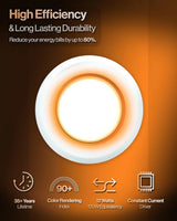 6-Pack 6-Inch LED Retrofit Night Light Downlight - 1000LM CCT Selectable