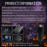 Halloween-Themed 10-Pattern Projection Ambient Night Light - Outdoor & Indoor Holiday Projector Lamp for Festive Home Decor