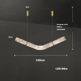 2026 New Trend Marble Collection LED DIY Hanging Lamps Chandelier Lighting Fixtures Lustre Suspension Luminaire Lampen For Foyer