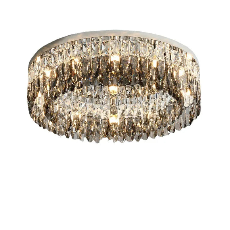 Modern LED Crystal Ceiling Light - Luxury Lustre for Living Room & Kitchen
