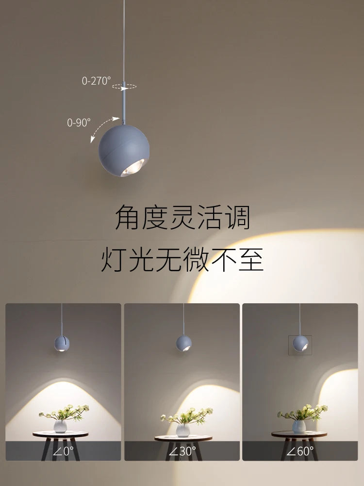 Bedside chandelier room bedroom chandelier modern and simple foyer corridor master bedroom bedside table