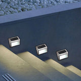 6-LED Solar Stair Light - Waterproof Outdoor Step & Fence Accent Lamp for Deck, Path & Garden