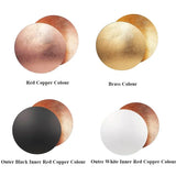 Modern Round Eclipse LED Wall Lamp - Minimalist Indoor Corridor Lighting