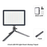 LED Fill Lamp Video Light Panel 2800-7000K Photography Lighting Live Stream Photo Studio Light Kit For Live Stream Tiktok