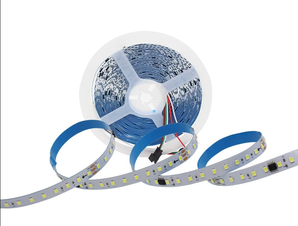 DC24V 10M WS2811 Horse Race LED Strip 2835 120Led/m Running Water Flowing Light with Wireless Controller Cool Natural Warm White