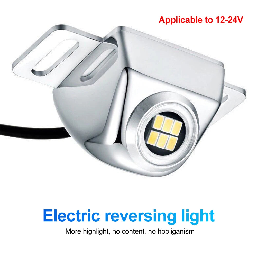 Car Reverse Light High Brightness Reversing Flashing Warning Lamp Auto Parking Tail LED Bulb Light 12-24V for Car Motorcycle