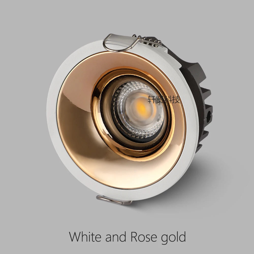 DC24V Constant Pressure Recessed LED Spotlight 5W 7W 9W 15W Round Ra93 Downlight for Tuya Zigbee BLE DALI DT8 Matter KNX System