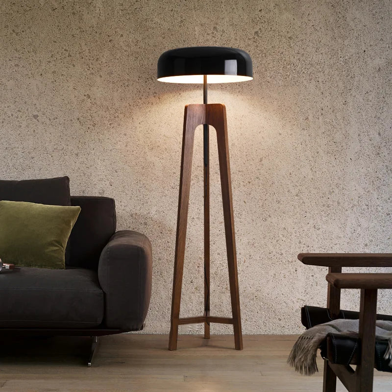  Floor Lamp Classical wood lamp E27 Bulb Home Art Deco Atmosphere Lighting Hotel Bedroom Shop farmhouse light