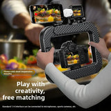 Portable Handheld Ring LED Light - Rabbit Cage Selfie Lighting for Phone Live Broadcast