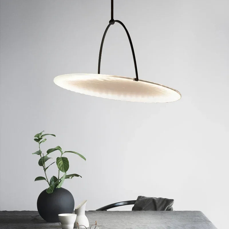 Italian Style Modern LED Pendant Chandelier - Sleek Hanging Ceiling Lamp Fixture for Bar Counter, Shop, Restaurant, Living Room & Home Decor