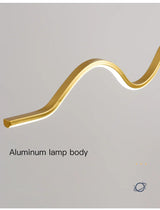 2024 Dining Table Modern Led Pendant Light Lamp For Dining Room Kitchen Bar Designer Line Chandelier Lighting Decor