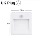Plug-in LED Motion Sensor Night Light - EU/US/UK/AU - Dusk to Dawn Sensor